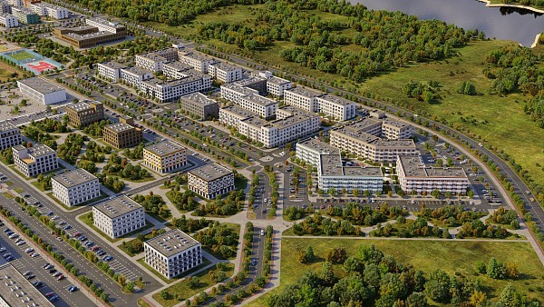 2-к квартира в Скандиа. Квартал у озера, 53 кв.м., Сергея Свиридова, 11 2-к квартира в Скандиа. Квартал у озера, 53 кв.м., Сергея Свиридова, 11